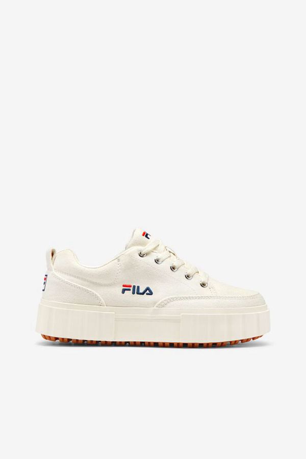 Fila Sandblast Creeper Women's Sneakers - Navy/Red,NZ 179-23816